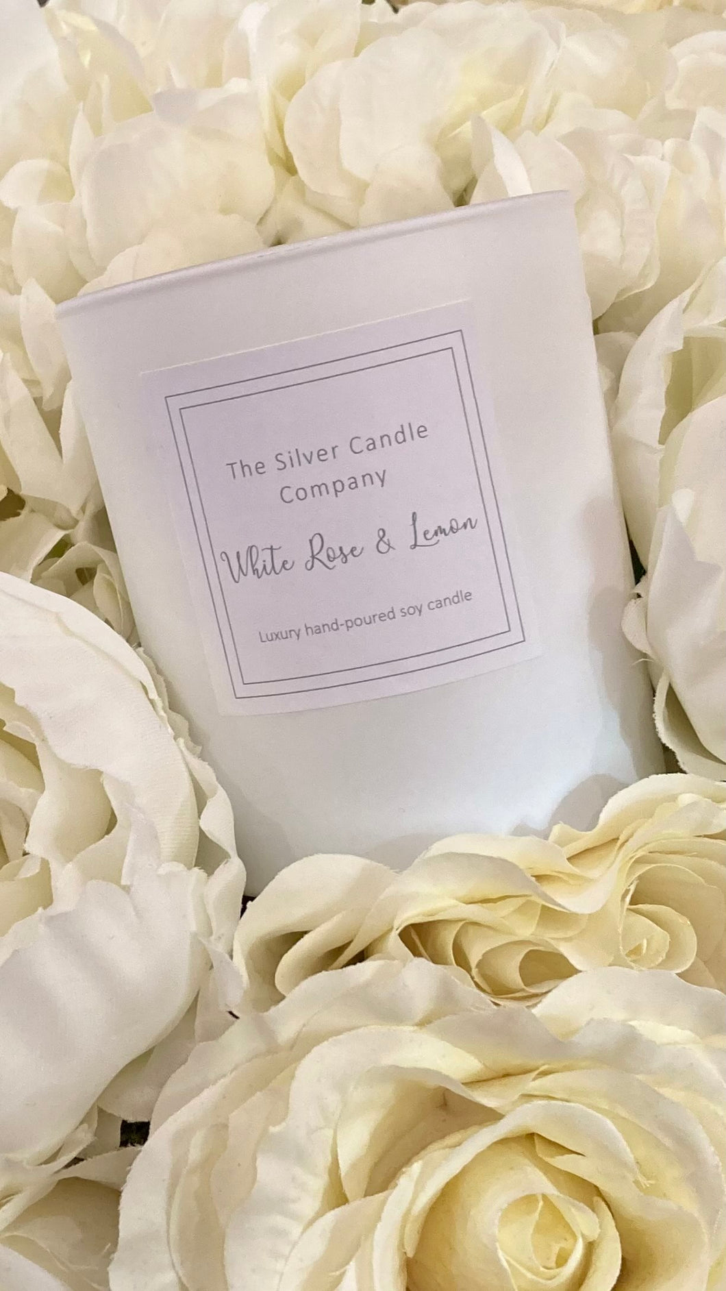 White Rose & Lemon Signature Candle